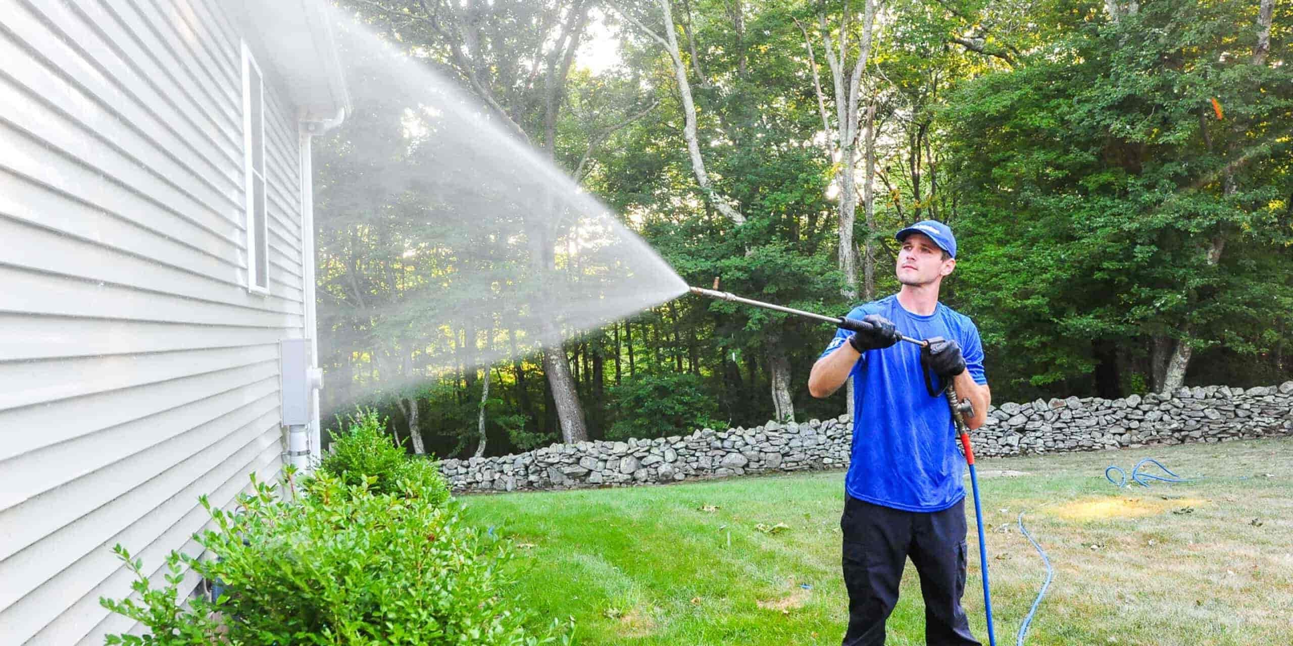 House and siding washing by Mansfield Services in Vermont